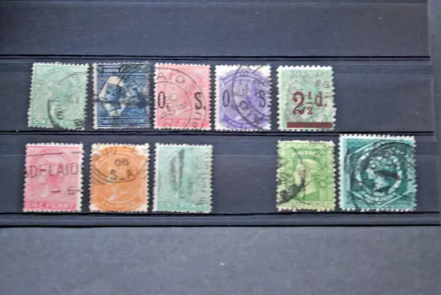 Australian States Stamps. S. AUSTRALIA/N.S.W. ISSUES. USED.