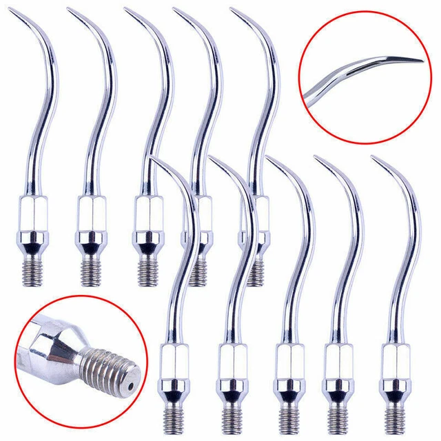 1-10pcs Dental Dentaire Ultrasonic AIR Scaler Scaling Endo Perio Tips GK for KAV