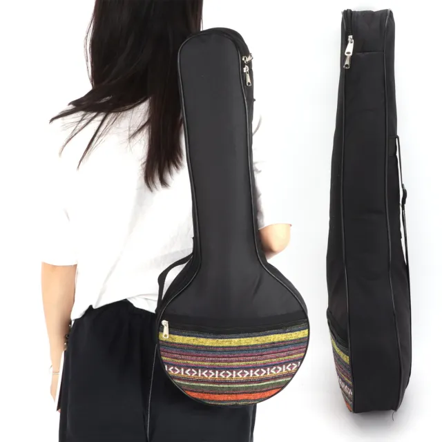 Banjo Bag With Strap Double Zipper Design Instrument Accessoire 4 Cordes Banjo