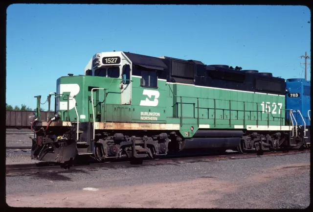 Original Railroad Slide - BN Burlington Northern 1527 Superior WI 5-29-2001