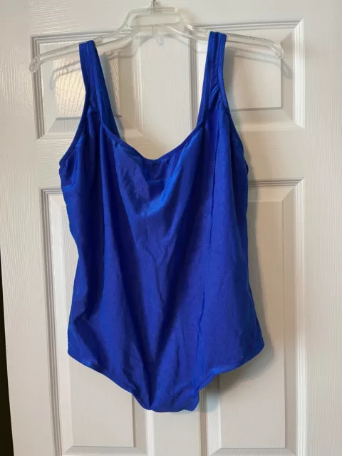 24W, Women's 1-Piece Swim, Suit, New w/Tags & Protective Shield, Built in Bra