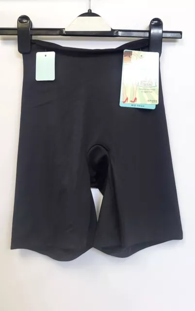 SPANX Assets by Sara Blakely Women's 204FF Shaping Mid Thigh, BLACK- CHOOSE SIZE