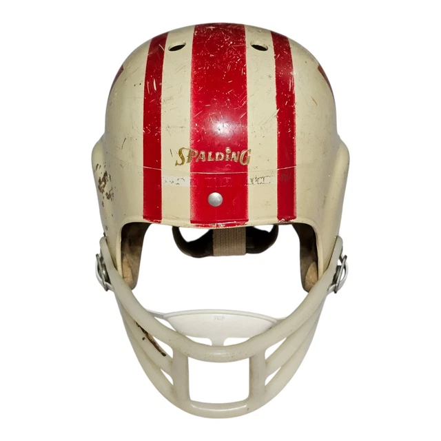 Vintage Spalding Football Helmet FOR SALE! - PicClick