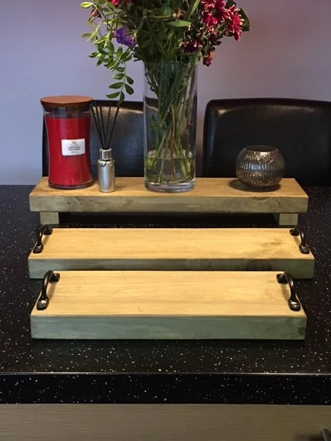 Rustic Display Boards - with Handles