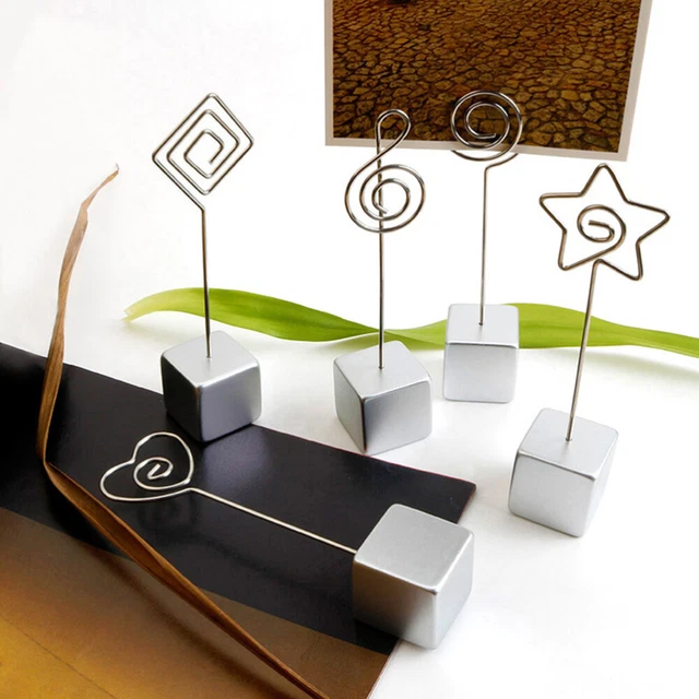 5 pz clip da menu di carta supporto note creative memo albero di Natale
