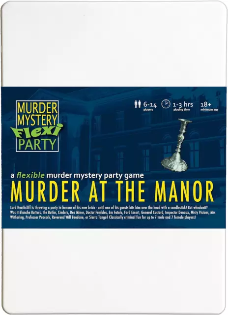 Murder Mystery Flexi Party Murder at the Manor 6-14 giocatori cena gioco