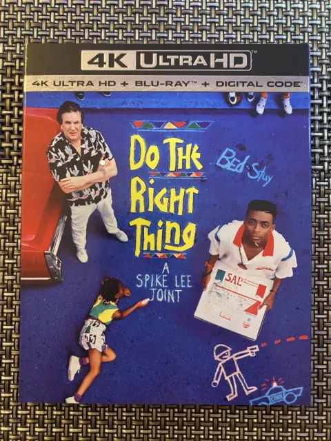 Do The Right Thing 4k UHD Bluray Slipcover & Case Only - USA Original (No Disc)