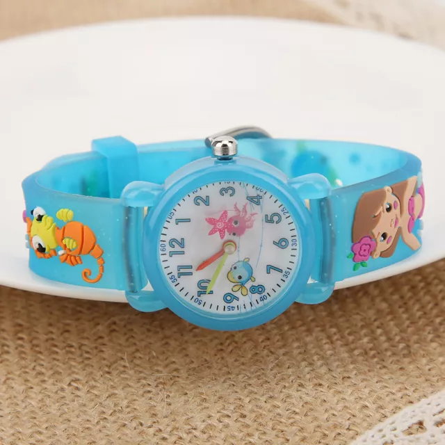 (New Blue) Toddler Watch Waterproof Acrylic Glass 30mAh Battery