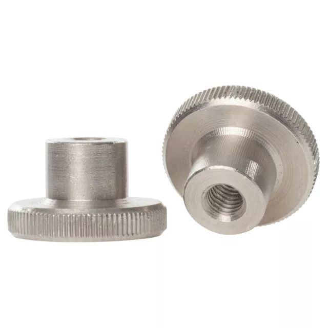 M2 M2.5 M3 M4 M5 M6 M8 Stainless Steel High Knurled Thumb Nuts Hand Grip Knobs