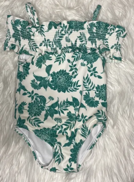 Janie and Jack 18-24 Months Smocked Foral Swimsuit