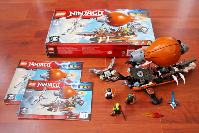 Lego Ninjago Set 70603 Raid Zeppelin (100% Completo E Pulito).