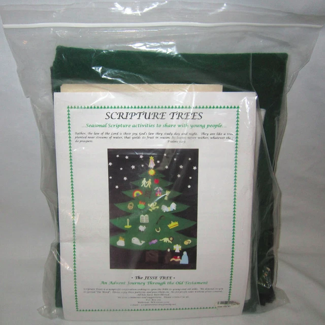 SCRIPTURE TREES THE JESSE TREE Advent Journey Bible Craft Kit Christmas
