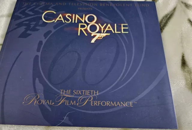 007 James Bond Casino Royale Premiere Royal Film Performance programme 2006