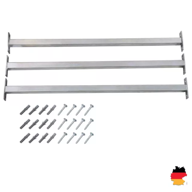 3x Fenstergitter Sicherheitsgitter Einbruchschutz Gitter Sicherheitsstange Stahl