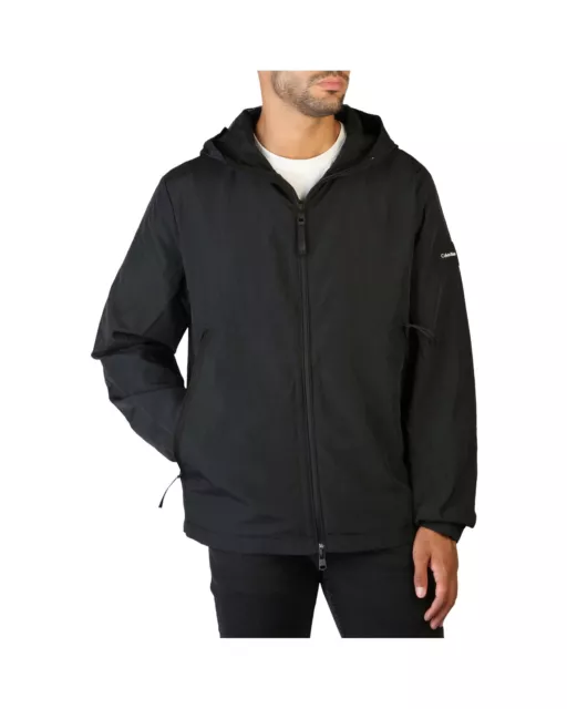 Calvin Klein Polyamide Bomber Jacket with Zip Fastening  -  Jackets  - Black