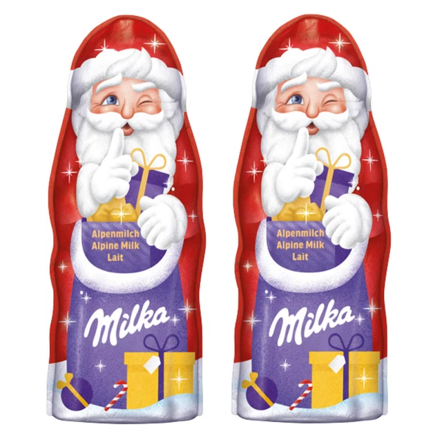 Lot De 2 Mugs Milka Père Noël - Édition 2022 - Neufs