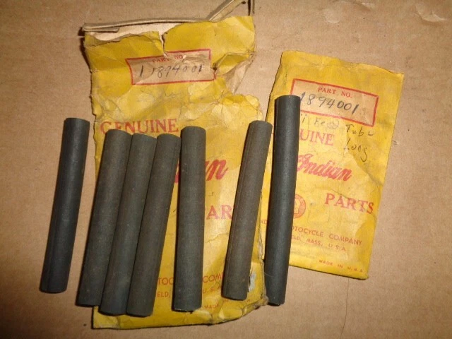 NOS Indian Vertical Lot of 7 Oil Lines 6 short 1,894001 1 Long 1,894002