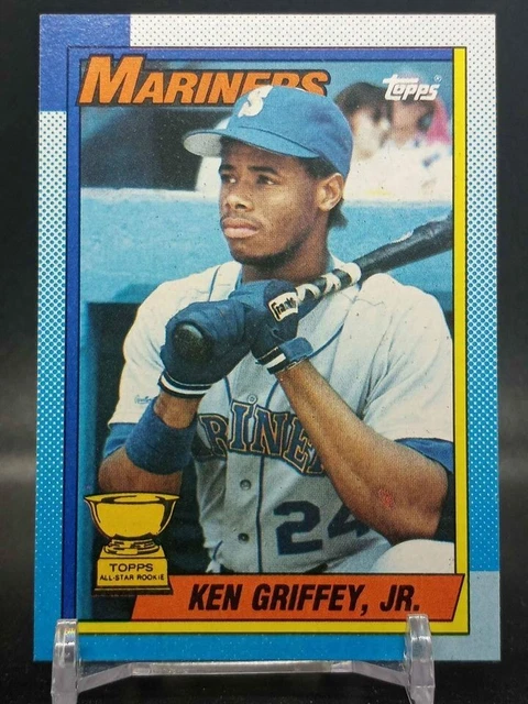 Ken Griffey Jr 1990 Topps Rookie Gold Cup Outfield Seattle Mariners