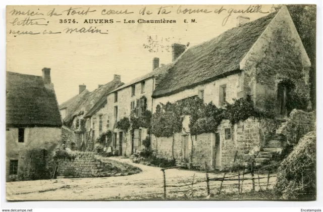 CPA-Carte postale-France -Auvers - Les Chaumières - 1913 ( CP3830 )