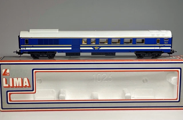 Tres rare lima micromodel 1/160 n 331 voiture cinema, wagon voyageur sncf train / ttbe - Collection