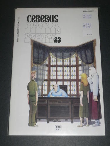 Cerebus #136 VFNM Jaka's Story 23 Aardvark Vanaheim July Jul 1990