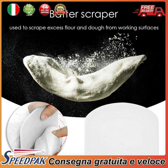 Dough Scraper Cutter Smooth Cake Spatula Kitchen Baking Tools for Cream Pizza