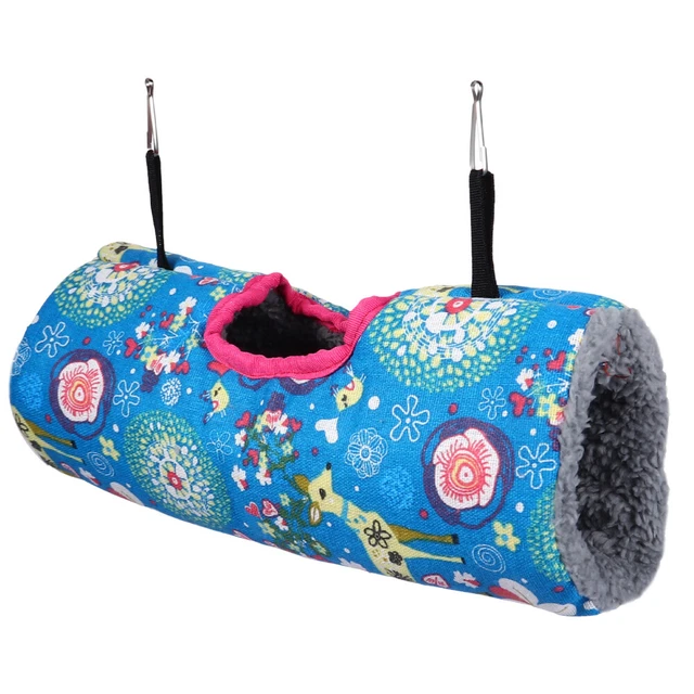 Hamster Nest Plush Small Animals Tunnels Toy Hanging Hammock