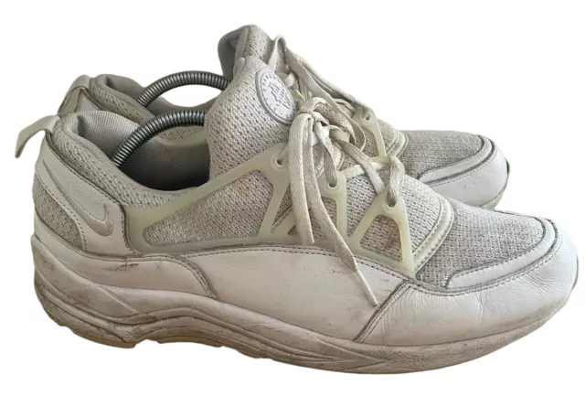SCARPE DA GINNASTICA Nike Donna Uk 5.5 Tutte Bianche Air Huarache
