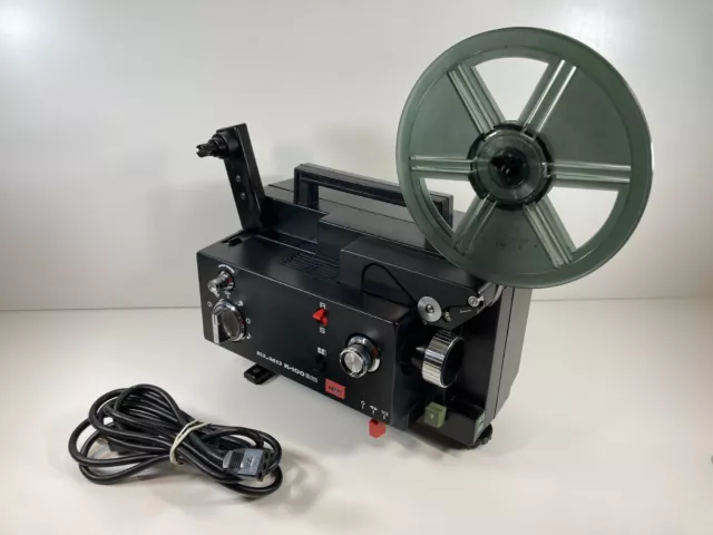 Elmo K-100 SM 8mm Asjustable Speed Projector AS IS See Description