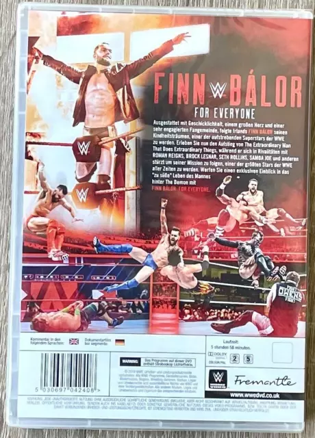 Finn Balor: For Everyone (2 DVD) WWE Wrestling NEU OVP 2