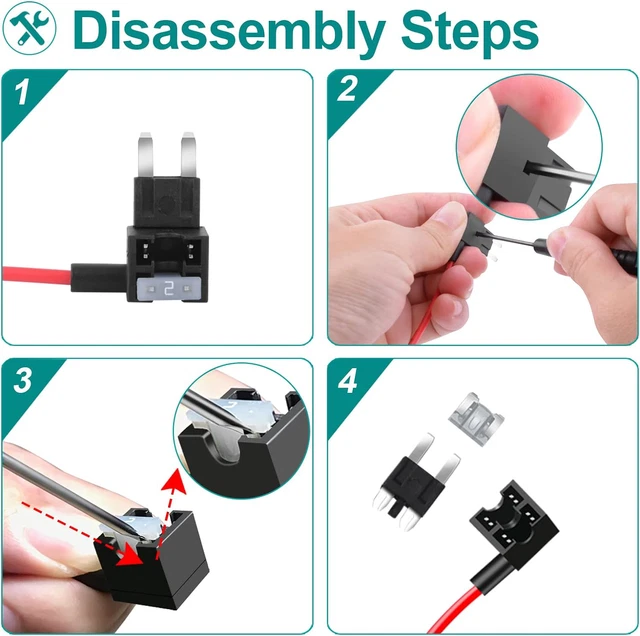 RANGE TOUR DASH Cam Hardwire Kit USBC,12V24V to 5V Car Dash Camera