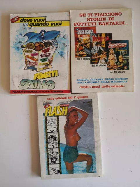 Lotto 5 albi fumetti per adulti "Attualita'Nera"-ediffumettoed.-anni '80 3