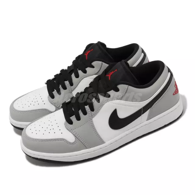 Nike Air Jordan 1 Low Light Smoke Grey Men AJ1 Casual Lifestyle Shoes 553558-030