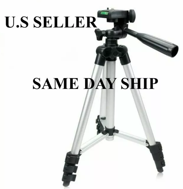 Professional Adjustable Camera Tripod Stand Holder Mount