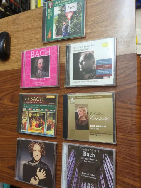 LOTTO 7 cd di musica classica - BACH