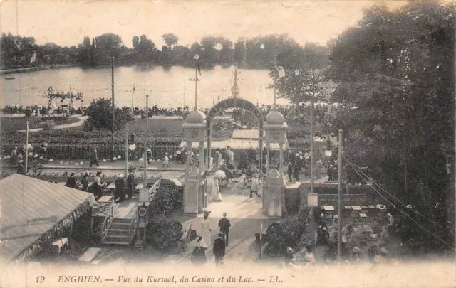 CPA-Enghien-les-Bains vue du Kursaal du casino et du lac (126466)