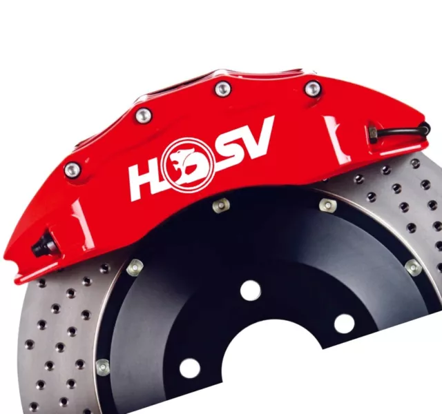 4x HSV HIGHTEMP BRAKE CALIPER Decals Suit VT to VZ HSV Clubsport Maloo