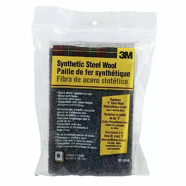 6 packs-3M #2 Synthetic Steel Wool 6 per pack