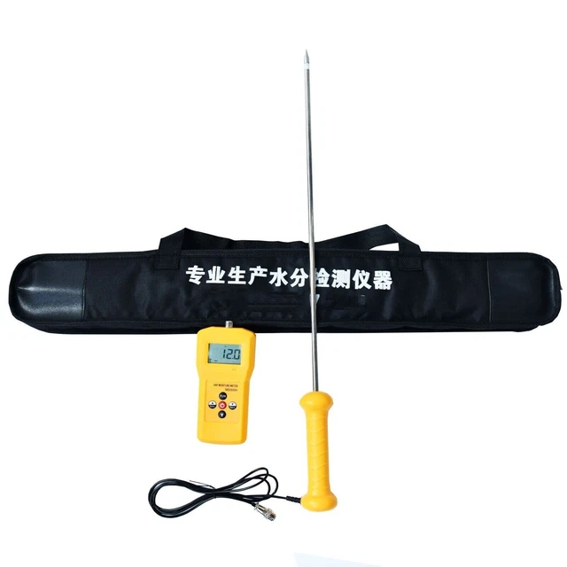 Hay Moisture Meter Tester Hay Moisture Content Analyzer Testing Instrument 0-80%