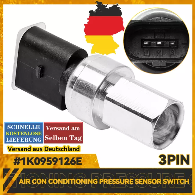 Druckschalter Klimaanlage Drucksensor für AUDI A1 A3 VW POLO GOLF CC SEAT SKODA