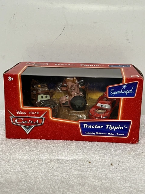DISNEY PIXAR CARS Tractor Tippin' Lightning Mcqueen - Mater - Tractor 3 ...