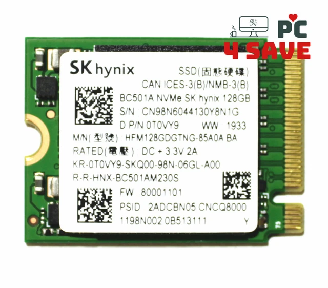 Bc501 nvme online sk hynix 128gb