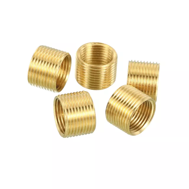 5 Pack M14 to M12 Fine Thread Adapter Reducer Thread Reducing Nuts Insert