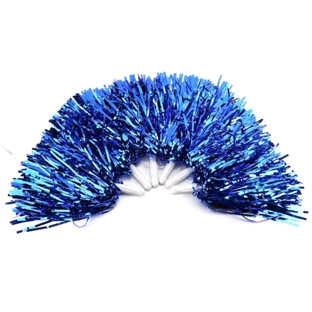 Cheerleading Pom Poms Sports Dance Ball Party Accessories (blue)