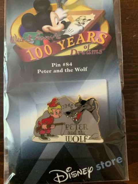 Walt Disneys 100 Years of Dreams Peter and the Wolf Pin #84