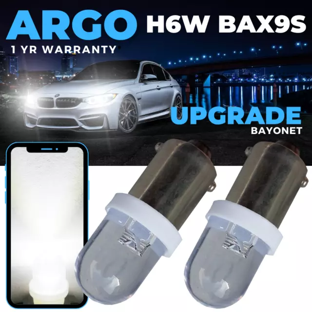 2Pcs BAX9S H6W LED Brake Stop Parking Light Bulb Fit For BMW F20 F30 fr F31  F34
