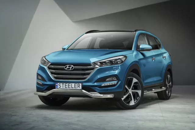 City Edelstahl Frontbügel Frontschutzbügel mit ABE für Hyundai Tucson ab 2015-18