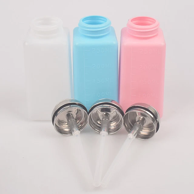Pressa alcool smalto - dispenser bottiglia pompa antistatica salone Y4