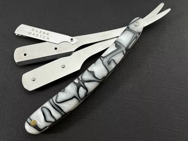 NAVAJA Barber Salon Cut Throat Straight Shaving Razor Folding Knife Resin Handle