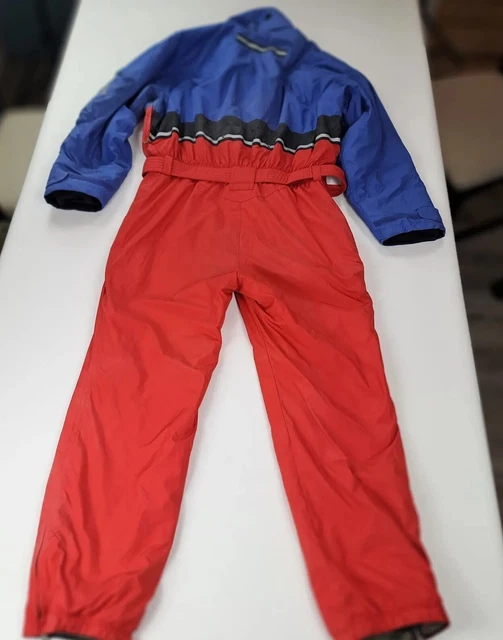 VINTAGE SKI SUIT Mens Size 42 Bogner Sport Deep Snow Artic Circle Red
